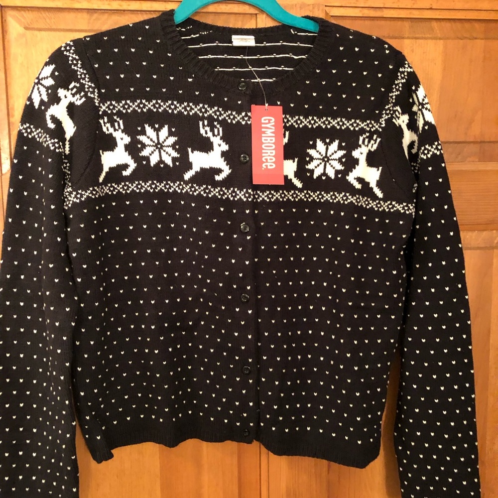 Gymboree women’s Holiday Winter sweater Med 8-10